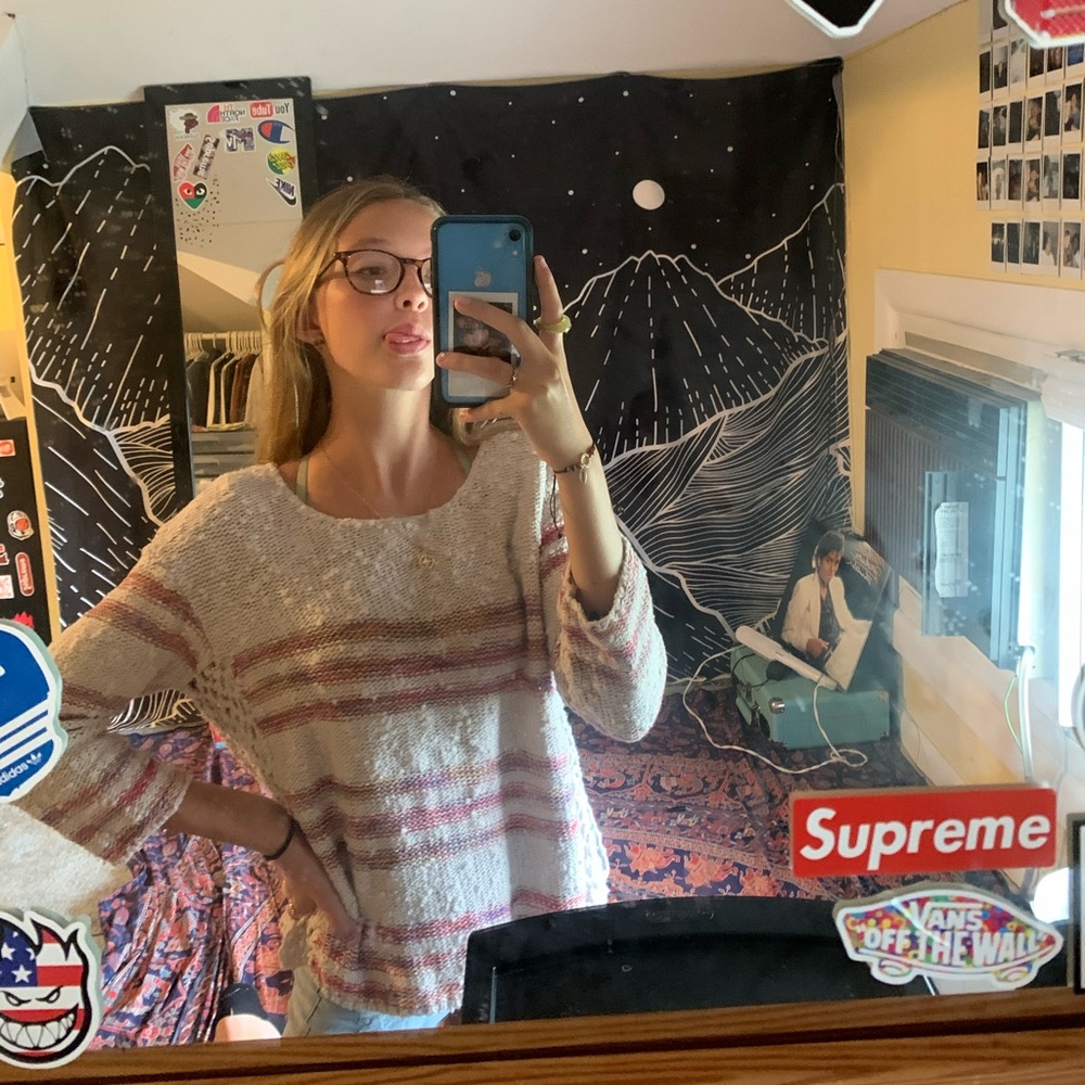 super cute free people sweater